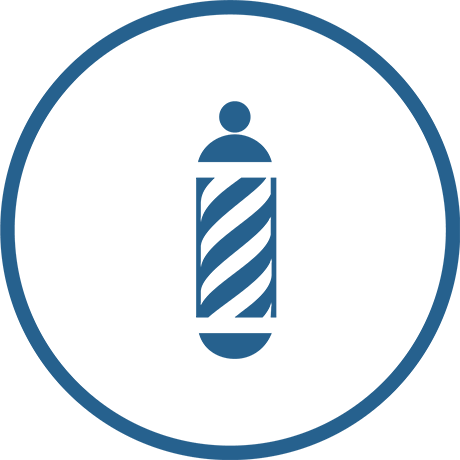 hair grooming badge