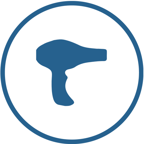 hair styling badge